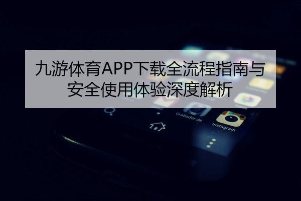 九游体育APP下载全流程指南与安全使用体验深度解析